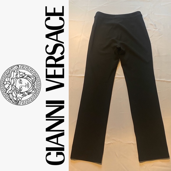 VERSACE vintage black pants - Picture 3 of 6